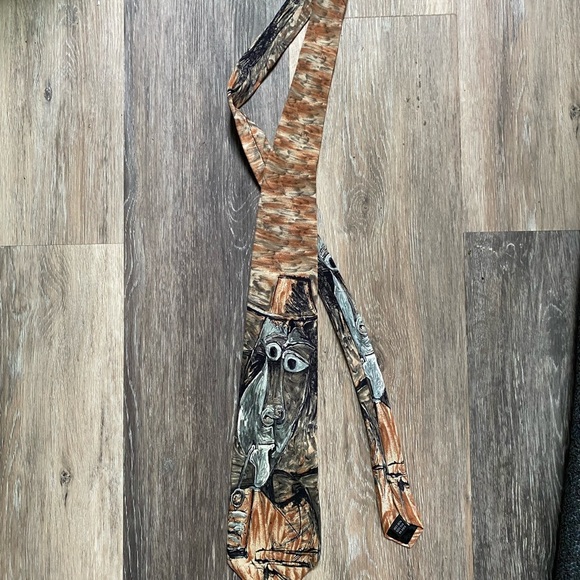 Vintage Picasso “Smoker” 1969 Abstract 100% Silk Necktie Collector’s Edition - Picture 3 of 7